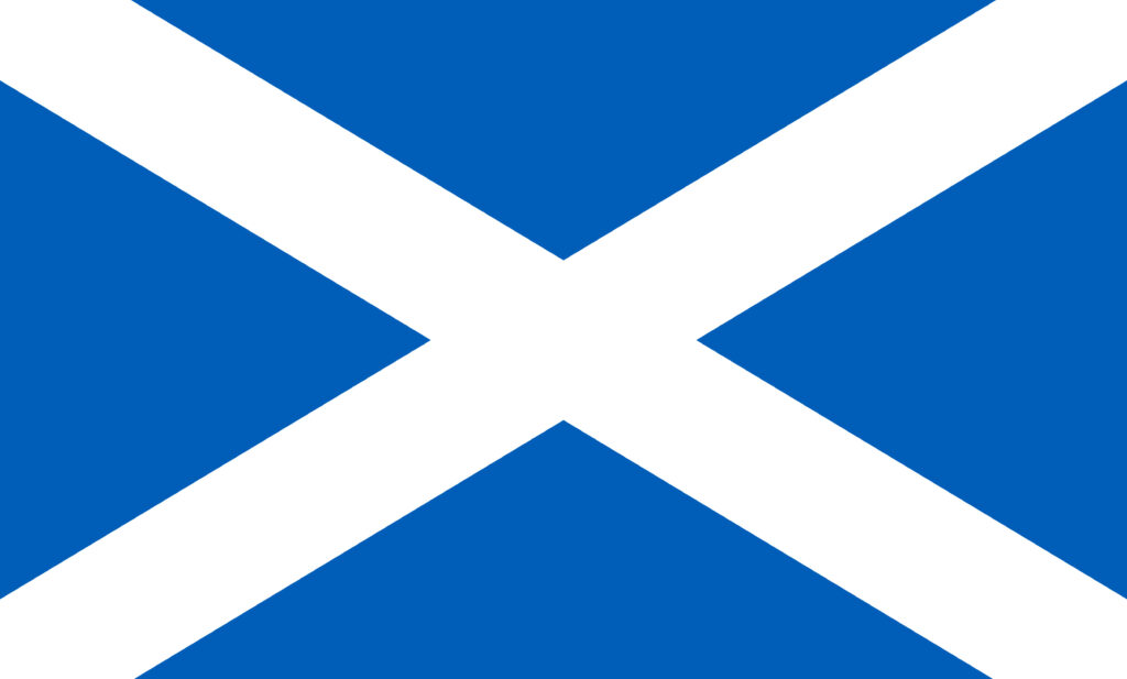 Schottland Flagge