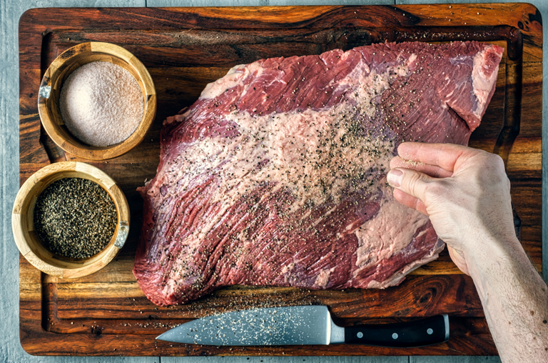 Braten mit Trockenwürzung