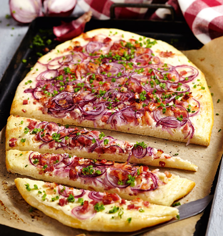 Elsässer Flammkuchen, Imagebild Rezept EDEKA