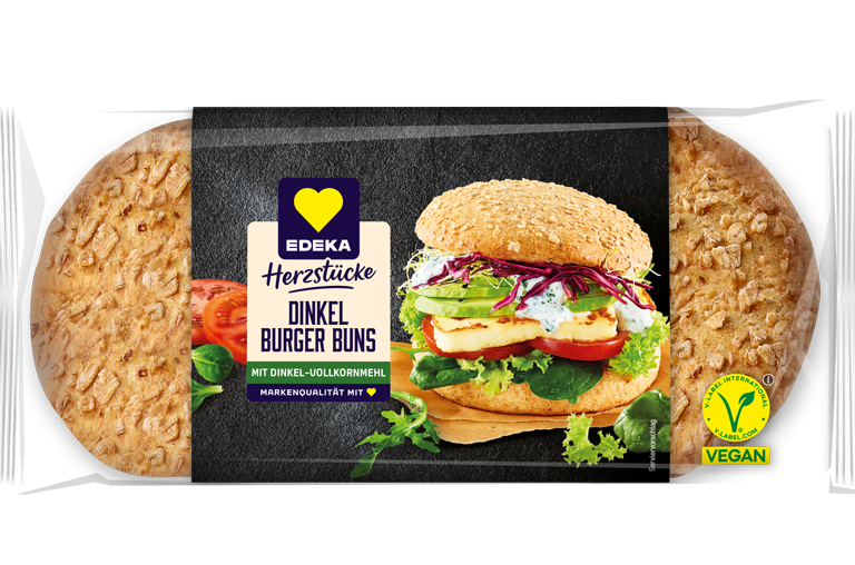 Herzstücke Burger Buns Dinkel