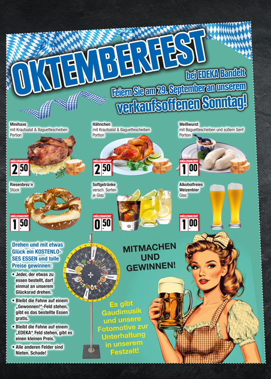 Plakat Handzettel Oktemberfest