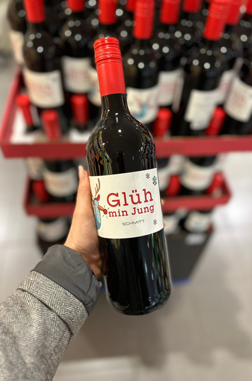 Glüh min Jung Glühwein Flasche