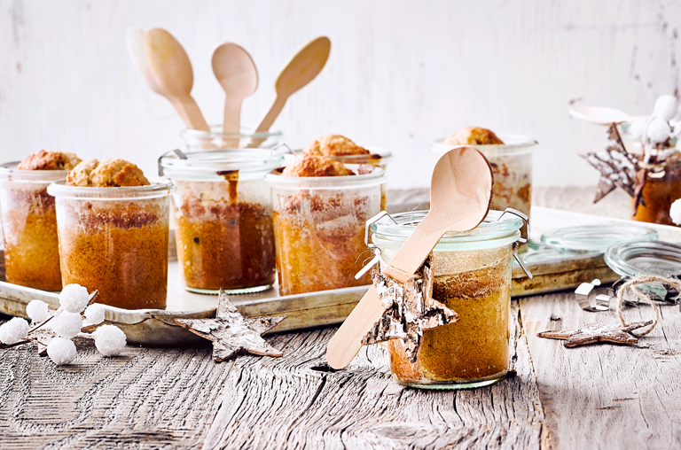 EDEKA Rezept Bild Weihnachtskuchen im Glas