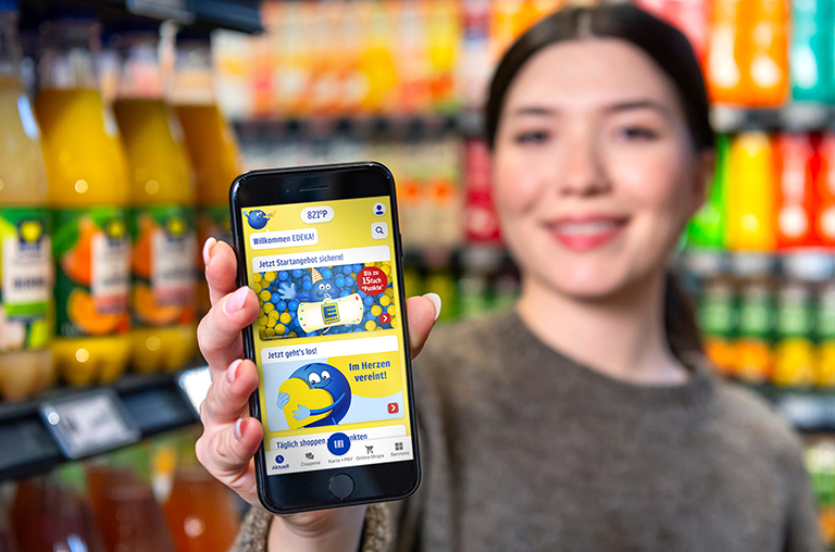 Der EDEKA-Verbund punktet mit PAYBACK, Foto: PAYBACK GmbH. Auch mit EDEKA App zu koppeln