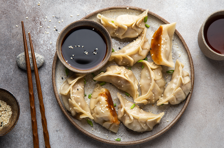 Jiaozi, chinesische Teigtaschen