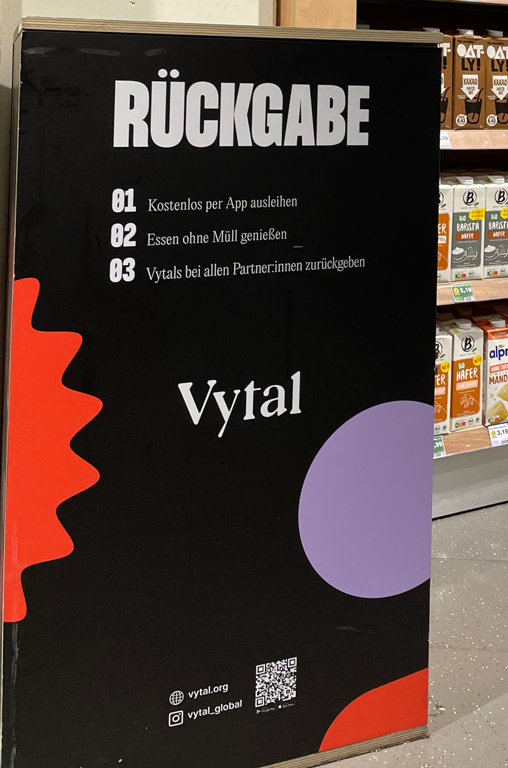 Vytal-Rückgabe im Bandelt-Markt im Mercado