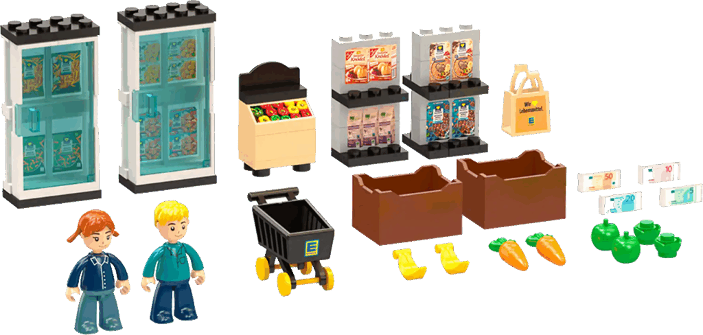 Das Shopper-Set einzeln dargestellt