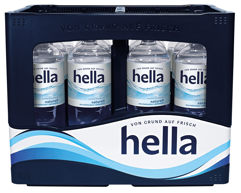 Wasserkiste hella, naturell