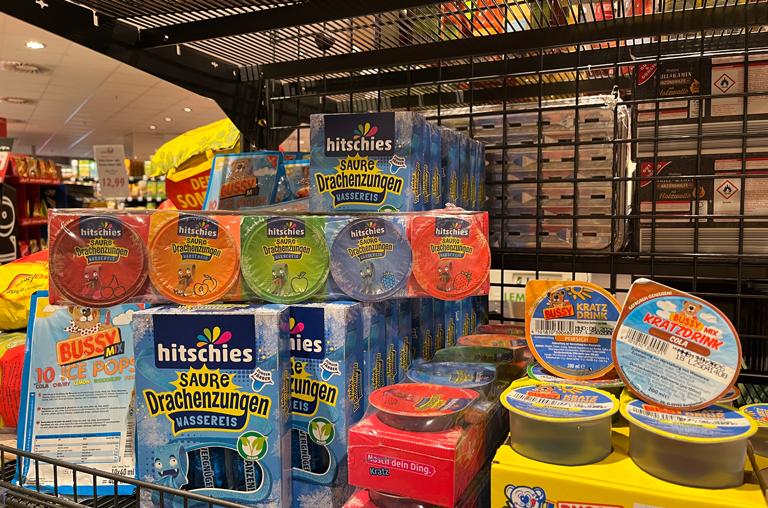 Hitschies und Bussy Eis