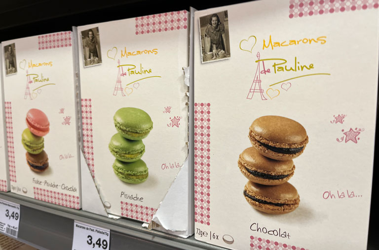 Marktregal Macarons de Pauline