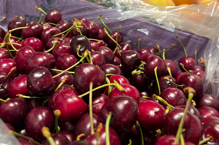 Die Kirschen vom Obsthof Rehder im Mercado-Markt