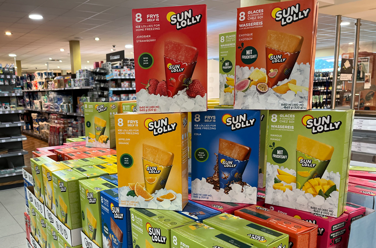 Sun Lolly Fruchtwassereis