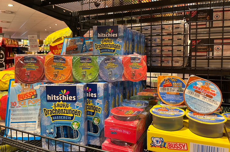 Hitschies- und Bussy-Eis