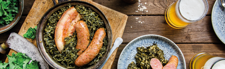 Grünkohl mit Kohlwurst