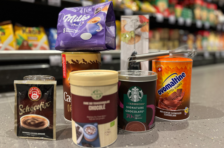 heiße Schokolade Bandelt-Märkte