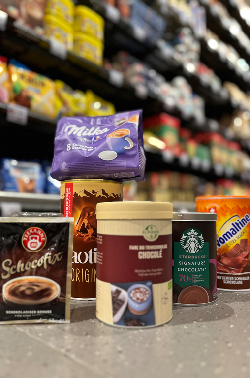 heiße Schokolade Bandelt-Märkte