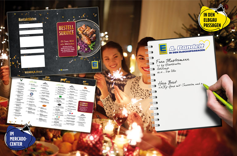 Bestellungen zum Fest in den Bandelt-Märkten