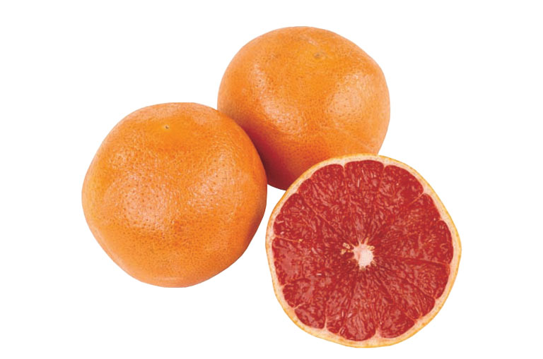 Zitrusfrucht Grapefruit frei