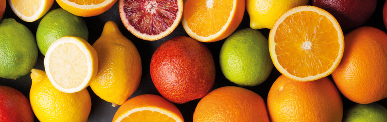 diverse Zitrusfrucht