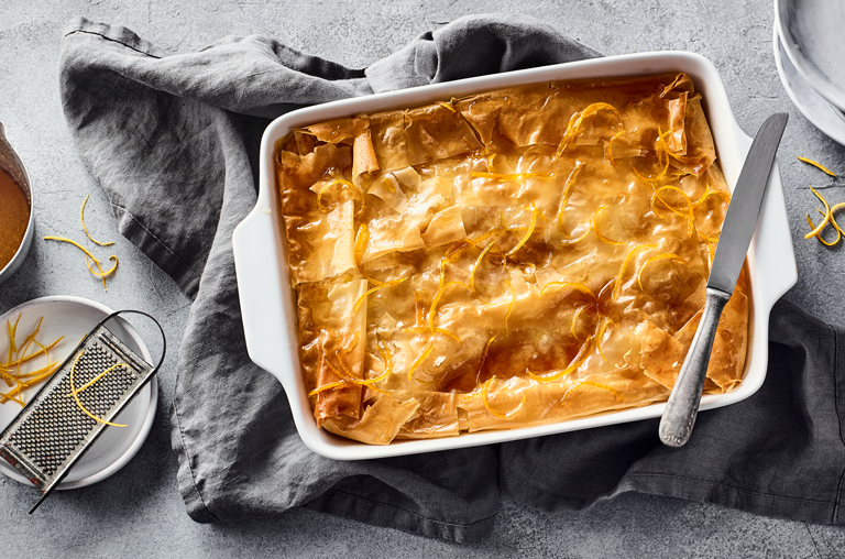 Backen mit Bandelt, Rezepte Galaktoboureko