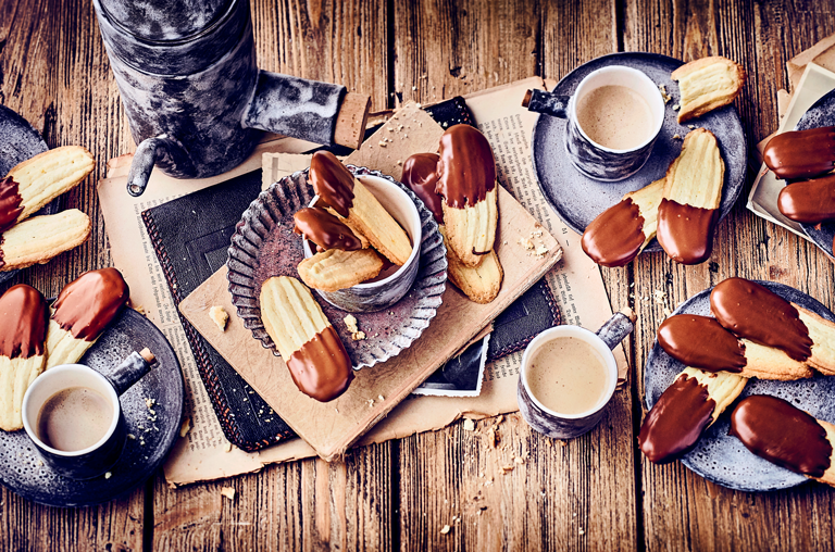 Backen mit Bandelt, Rezepte Nougat-Spritzgebaeck