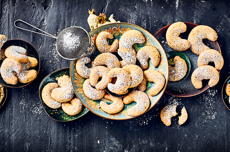 Backen mit Bandelt, Rezepte Vegane Vanillekipferl