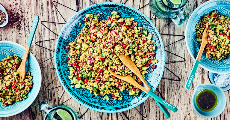 EDEKA Rezept Bulgur Granatapfel Salat