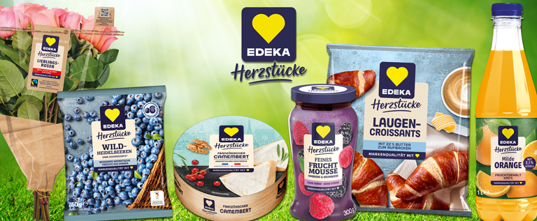 Herzstücke zum  Frühstück Valentinstag Bandelt