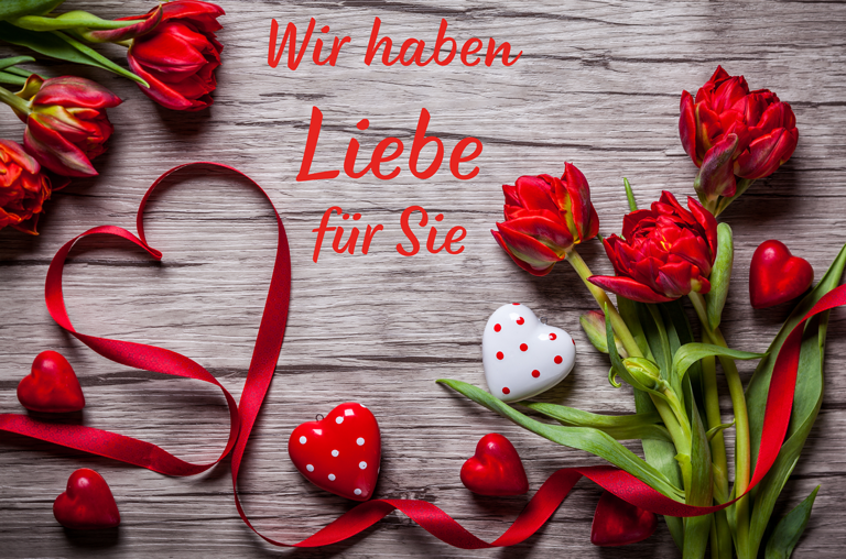 Valentinstag mit den Bandelt-Märkten