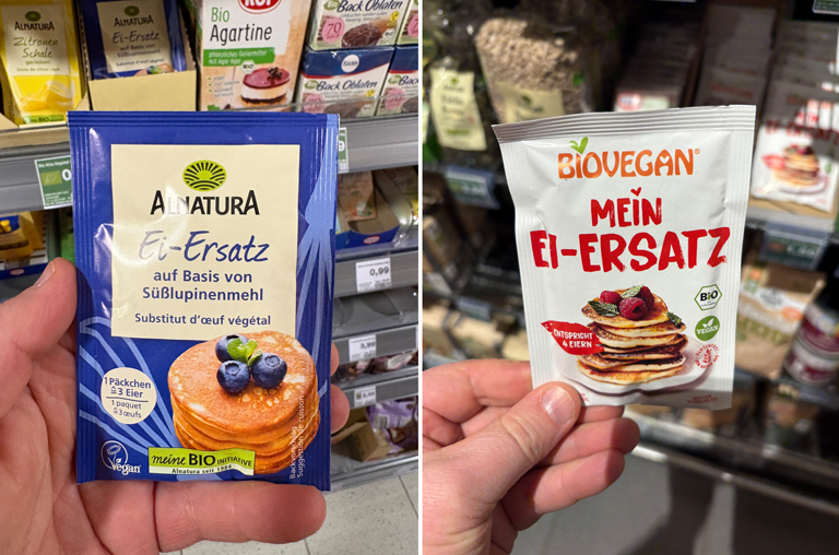 Ei-Alternativen Produkte