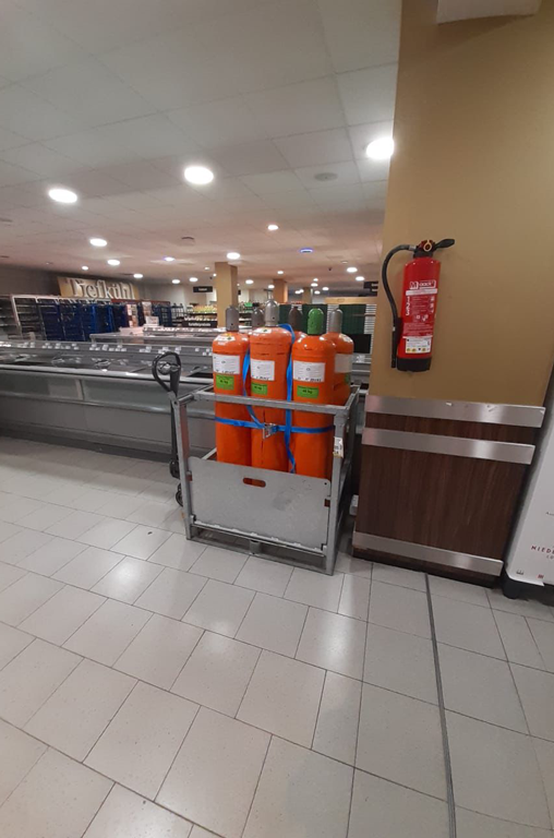 Umbau EDEKA A. Bandelt in den Elbgaupassagen