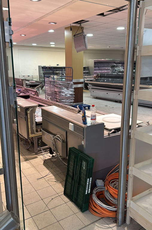 Umbau EDEKA A. Bandelt in den Elbgaupassagen