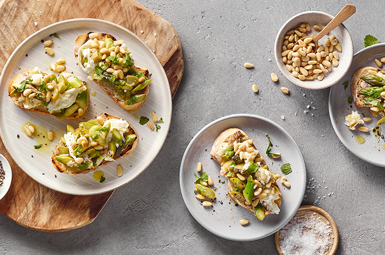 EDEKA Rezept Spargel Bruschetta