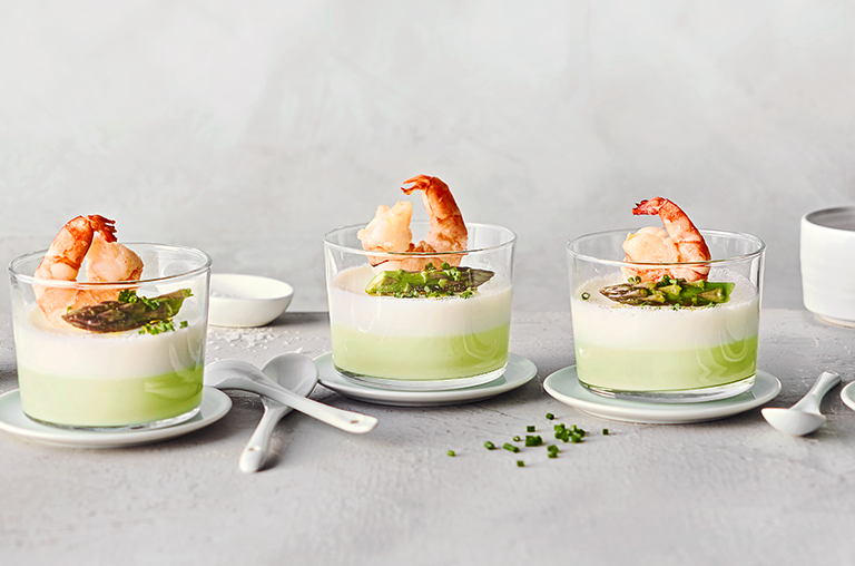 EDEKA Rezept Spargel Panna Cotta