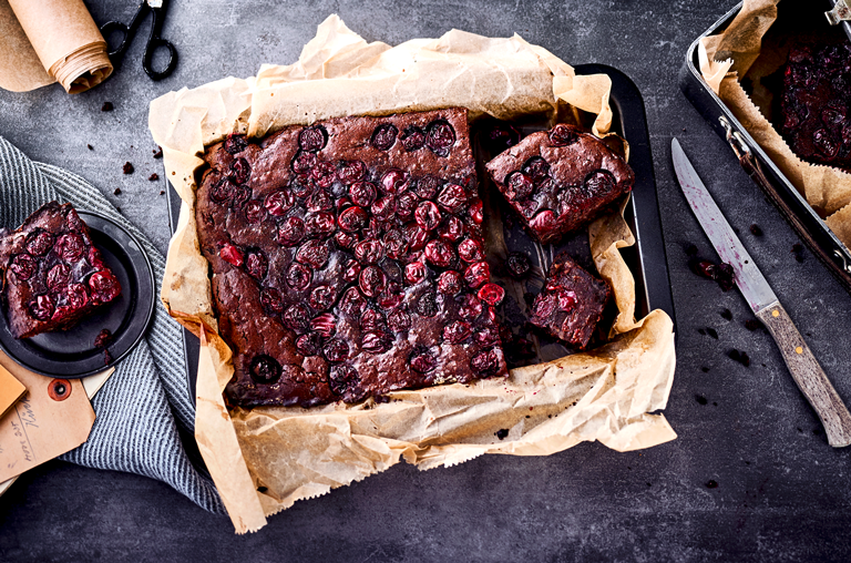 Edeka-Rezept Kirschbrownies