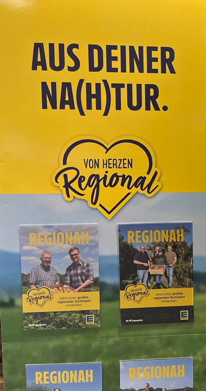 von Herzen regional - Aufsteller