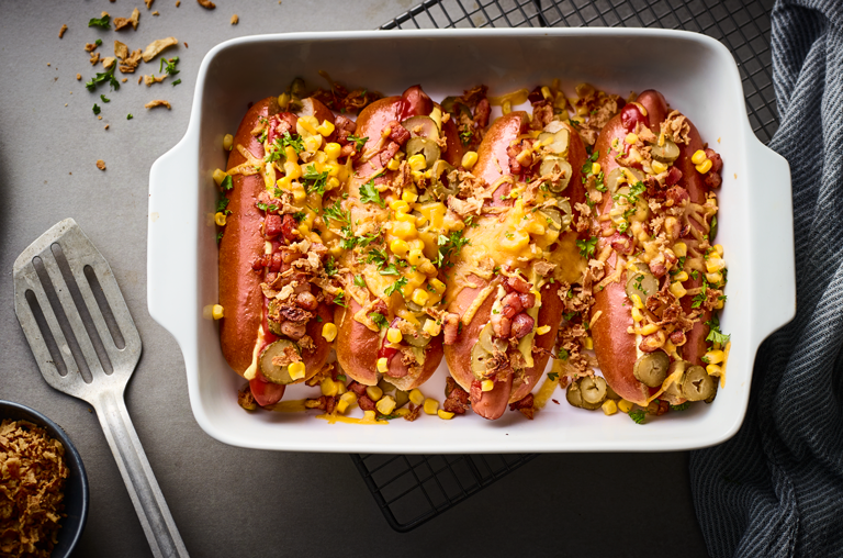 EDEKA Rezept Hot Dog Auflauf