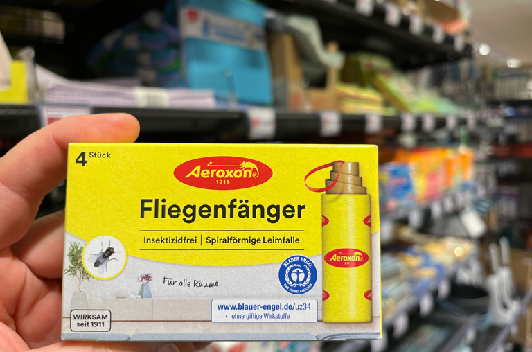 Fliegenfänger für die Reise