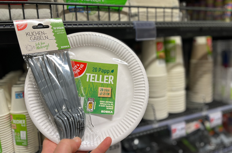 Teller für die Reise