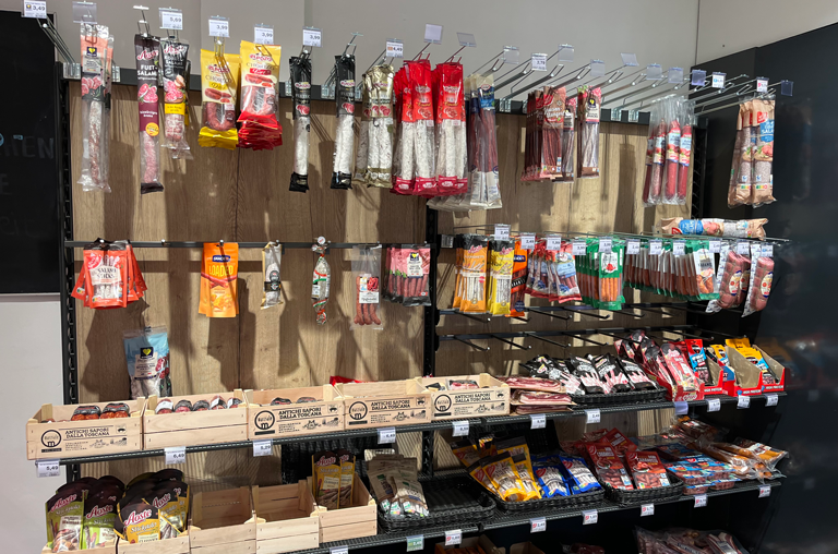 Snacksalami für die Reise