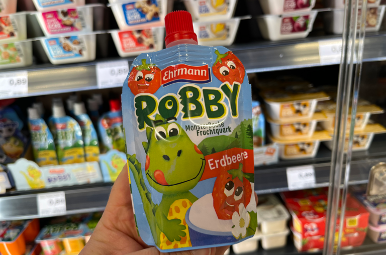 Quetschie für die Reise
