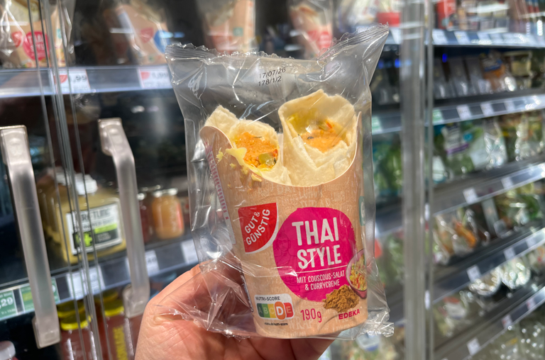 Convenience-Wraps für die Reise