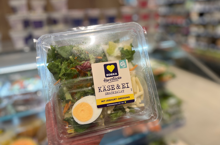 Convenience-Salat für die Reise