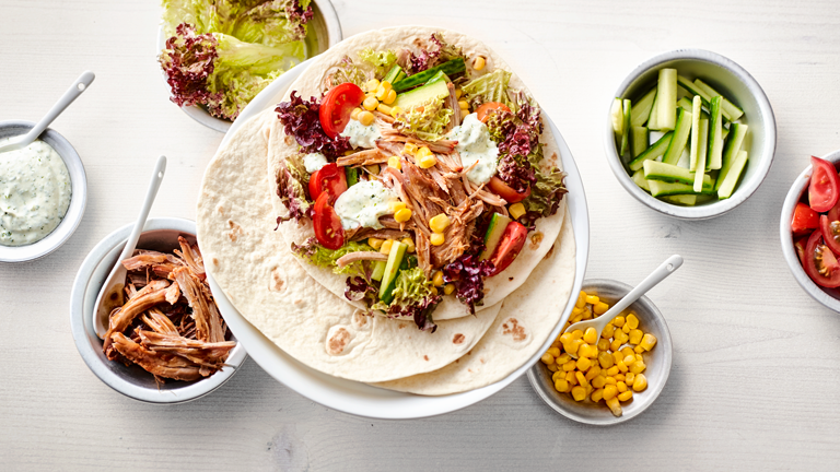 EDEKA Rezept Pulled Pork Wrap