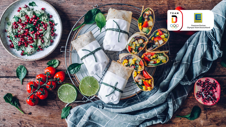 EDEKA Rezept für Protein-Wraps mit Halloumi-Avocado